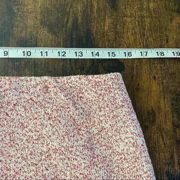 ann taylor red and white marble skirt - Picture 5 of 13